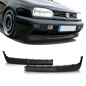 Preview: 2x Frontspoilerlippe breit Spoiler Lippe Stoßstange passt für VW Golf 3 ab 91-97
